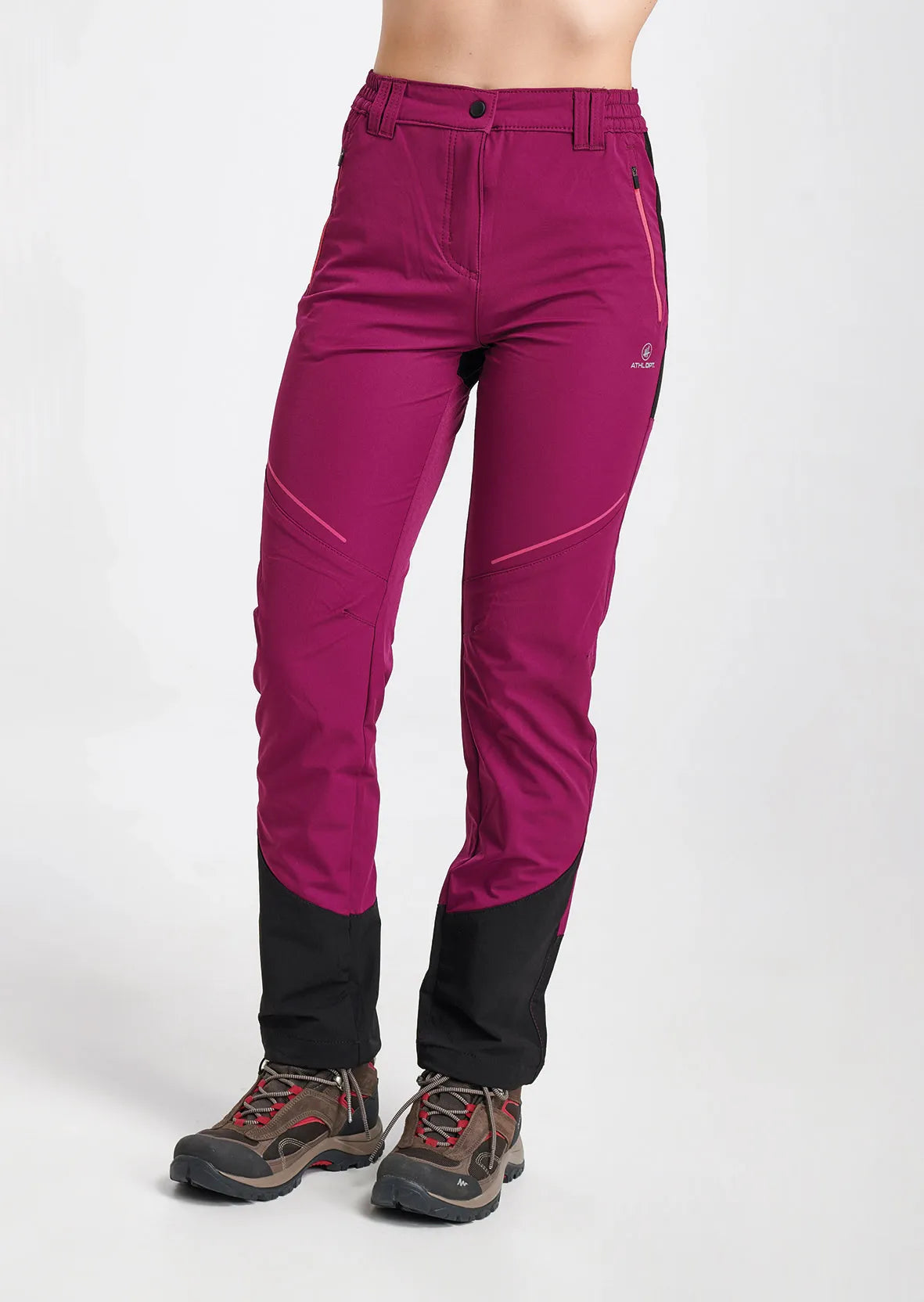 Pants na mBan Athl. Dpt katana méid corcra dorcha 50