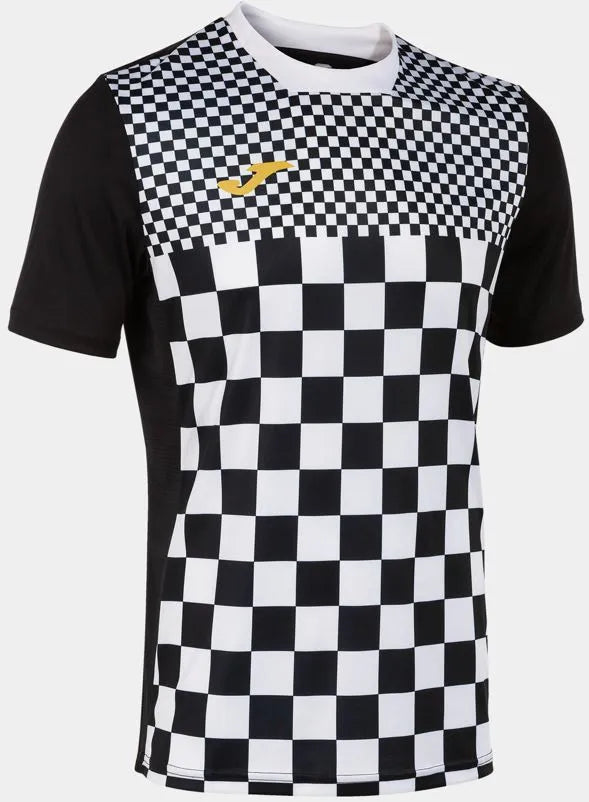 Joma Flag III Sportjersey Black and White 4xs - prodyšné a světlo