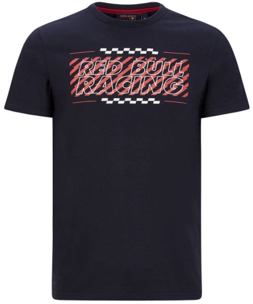 Herren T-Shirt Red Bull Men Racing Team Grafik Navy, XS
