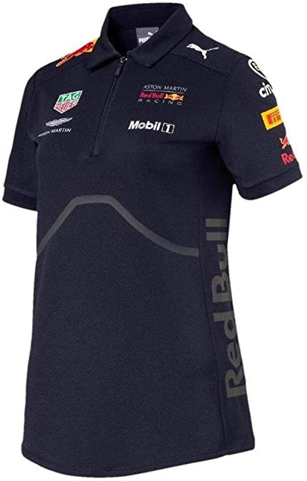 Women's T-shirt Red Bull Rbr Rp Team Polo Navy 2Xs