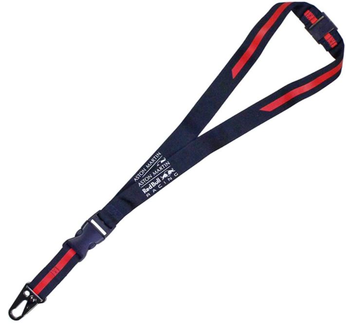 Red Bull Amrbr Fw Lanyard Keychain Navy