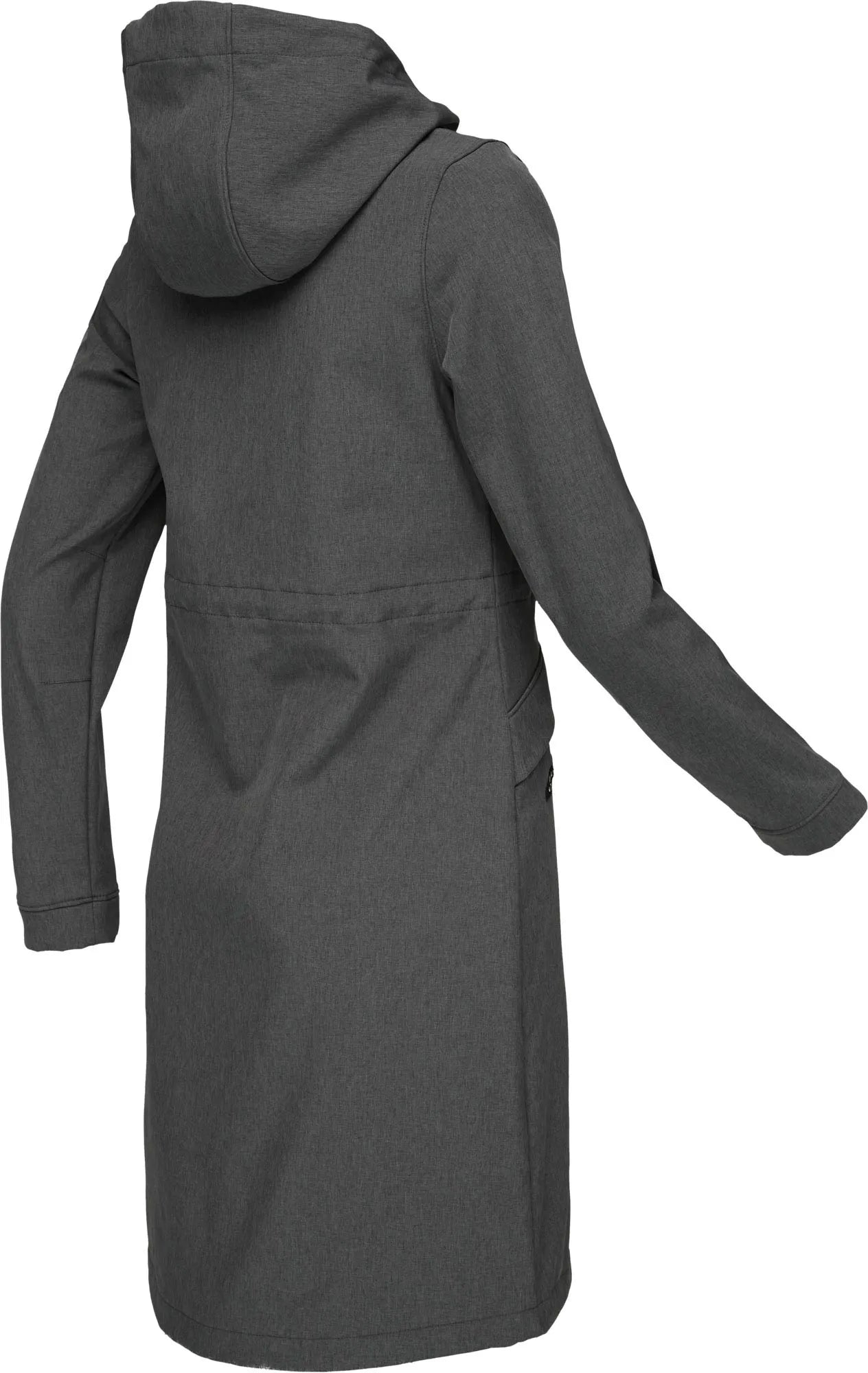 Loap lunara tmavě šedá ženský softshell kabát, s