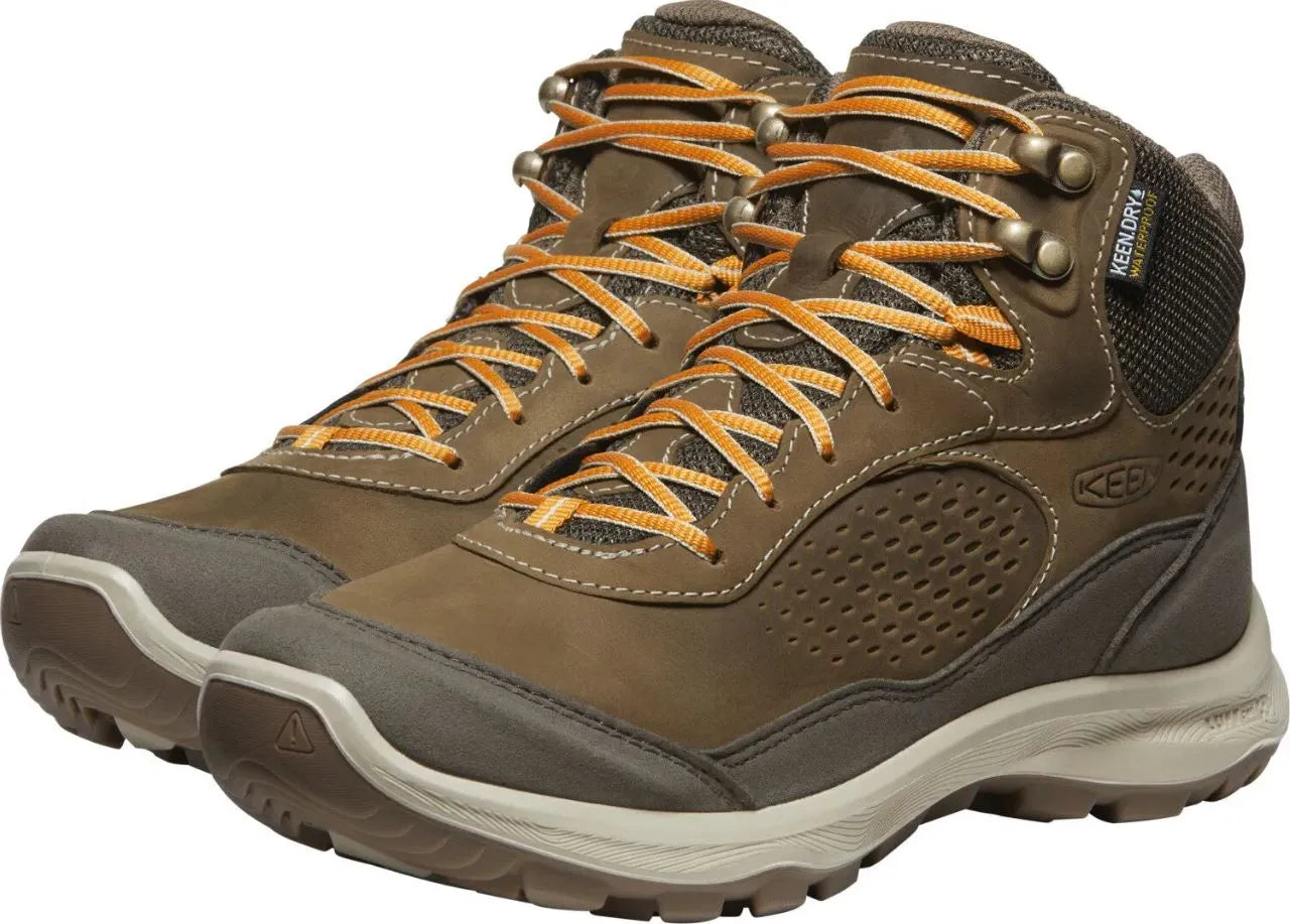 Dames Leren Schoenen Keen Wmns Terradora Explorer Mid WP Canteen/Curry Brown 36