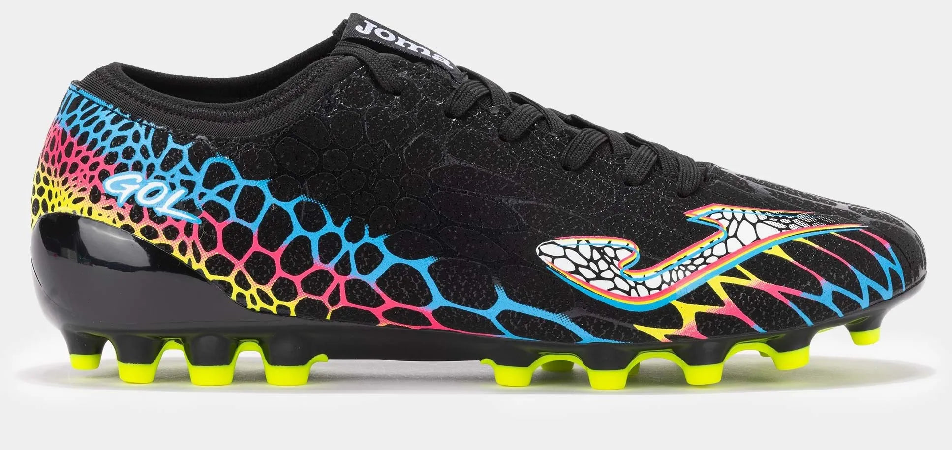 Futbalové topánky Joma Gol 2401 Black Lemon Fluor Artificial Black 43