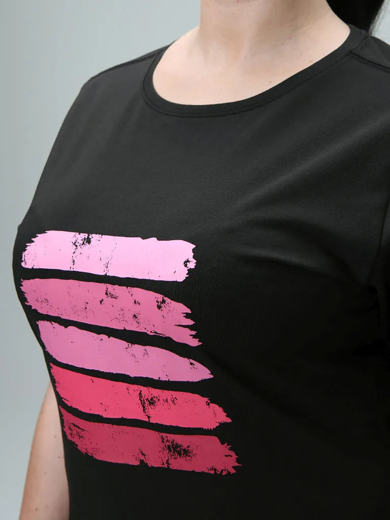 Ladies T -Shirt Loaf Abnelis Black M - Compord & Stíl