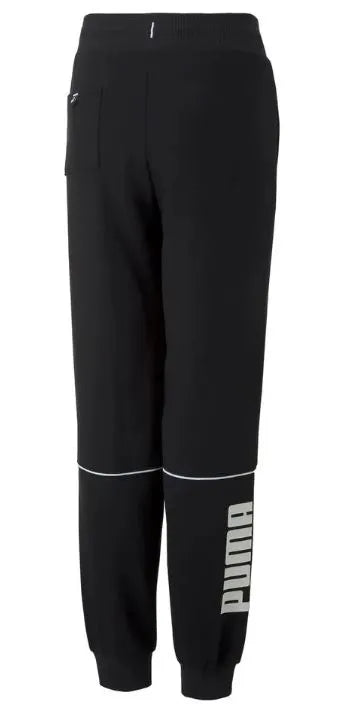 Children's tracksuit puma power colorblock pant jr black 128