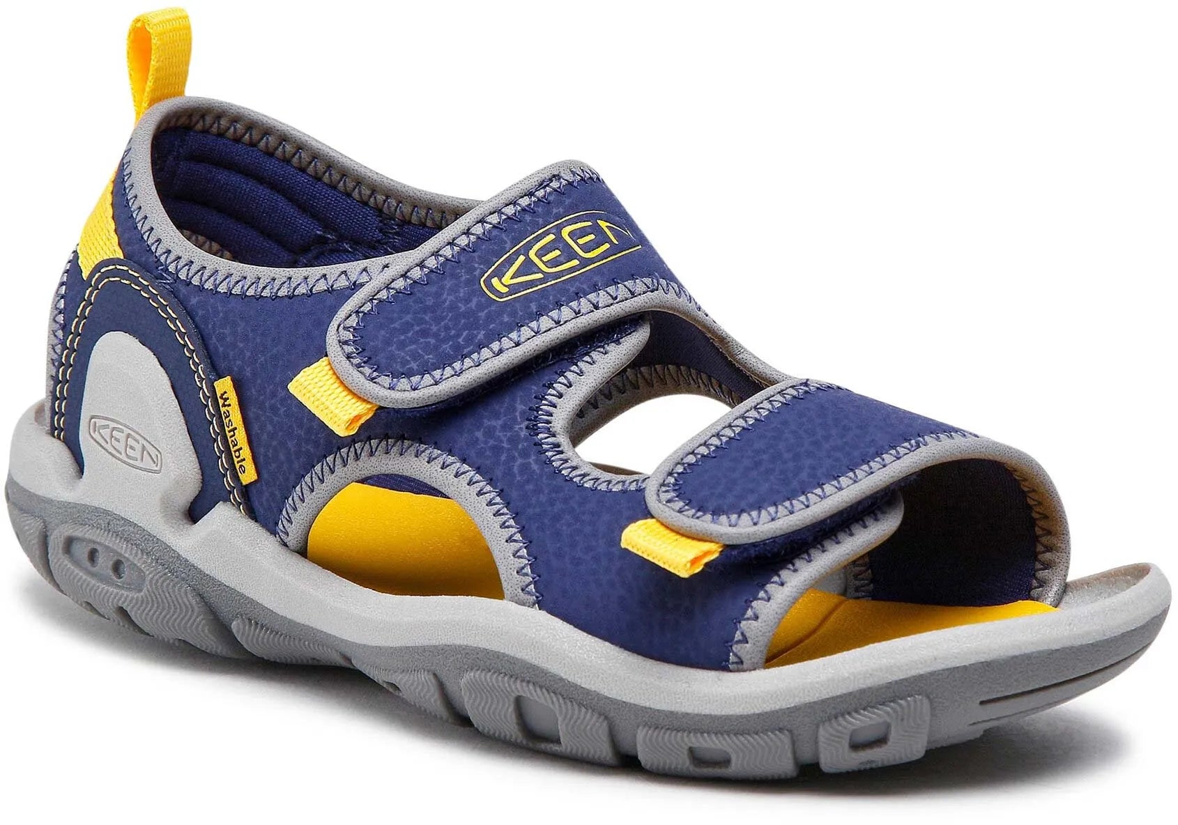 Keen jr knotch creek ot blue depts-yellow junior shoes blue 36