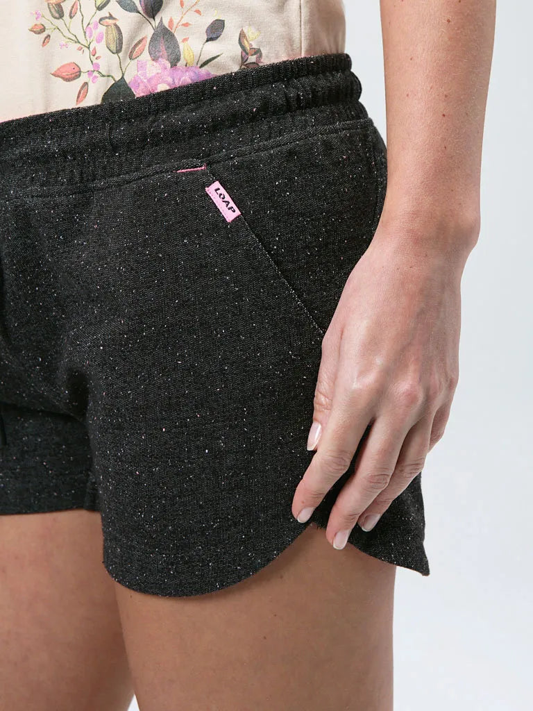 Ladieshorts Loap Edgara Blk L - Ľahká a priedušná