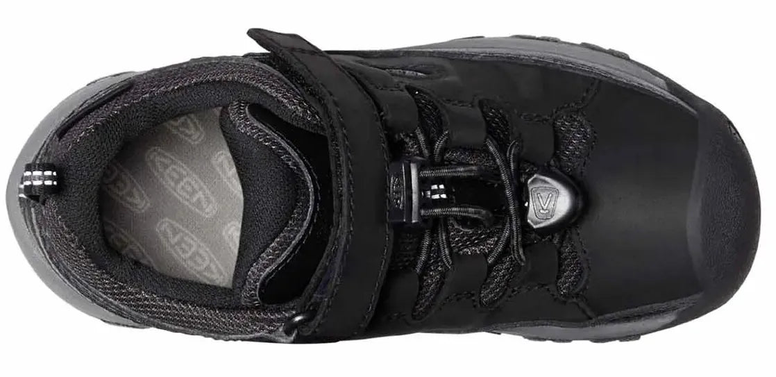 Keen Jr Targhee Low WP Zwart/StaalGrijs Zwart 24