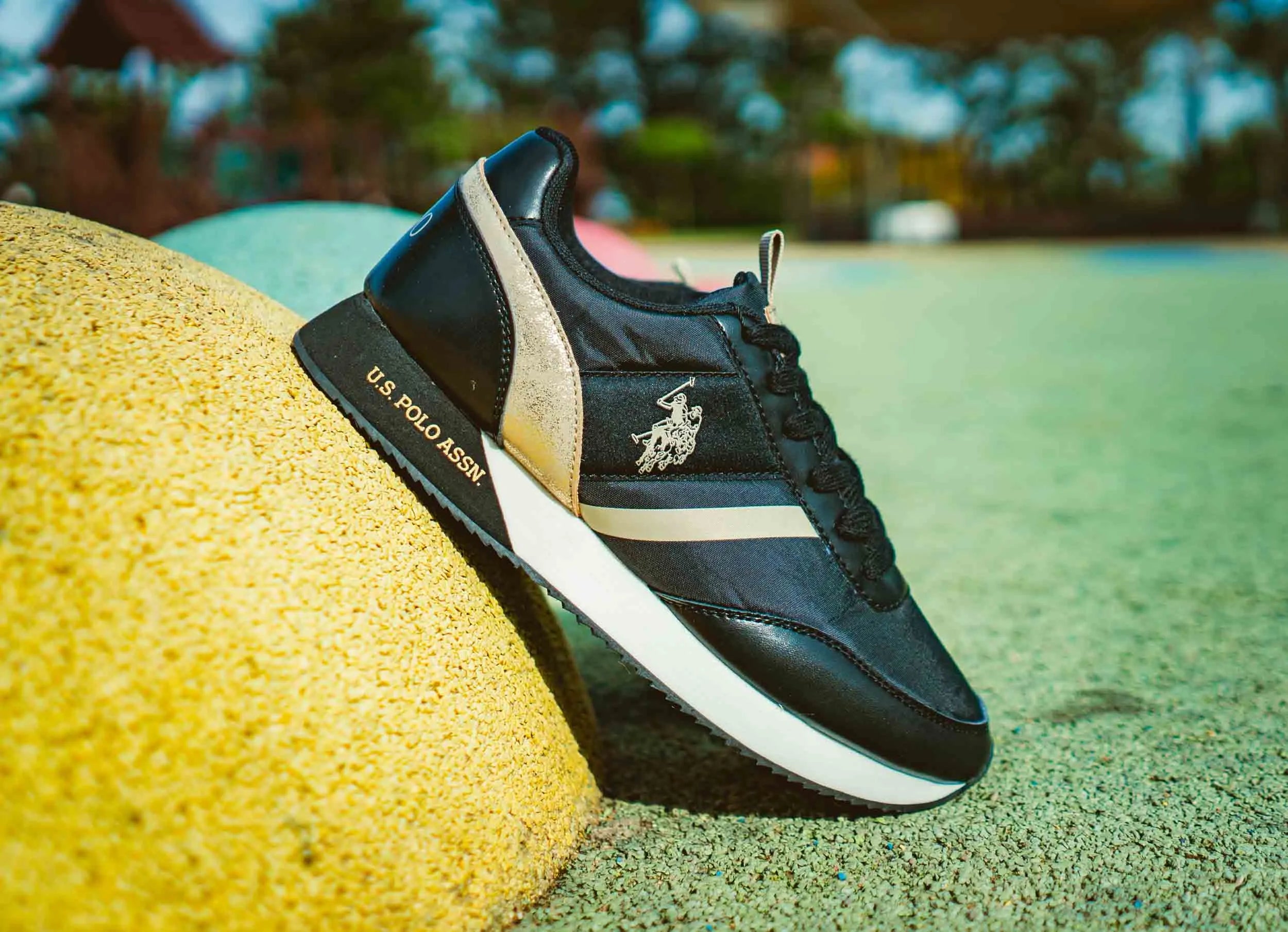 US Polo Assn. Damensneaker schwarz - Größe 36