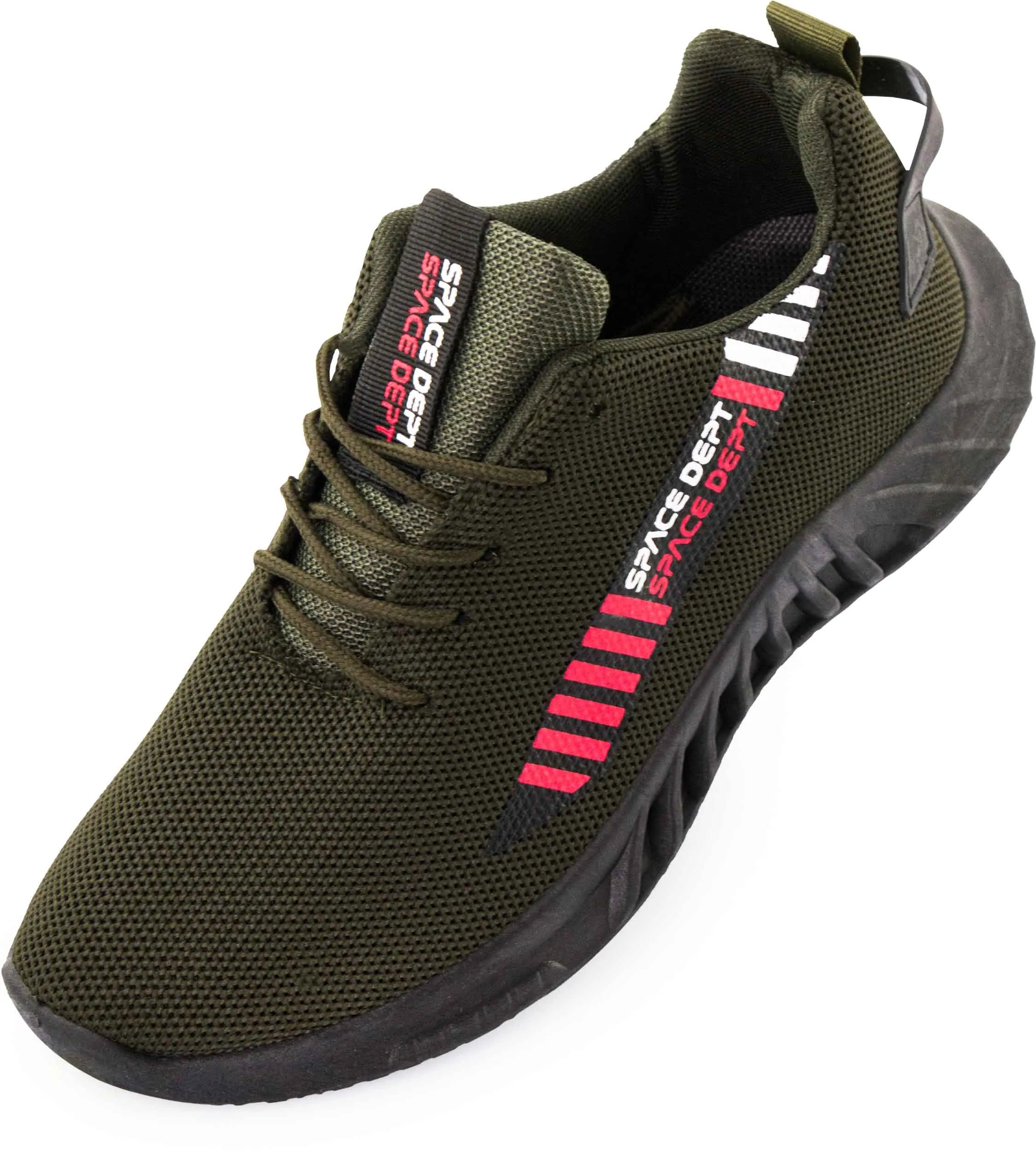 Herenschoenen NASA Men Beymond The Rainbow Sneaker Khakigroen 41