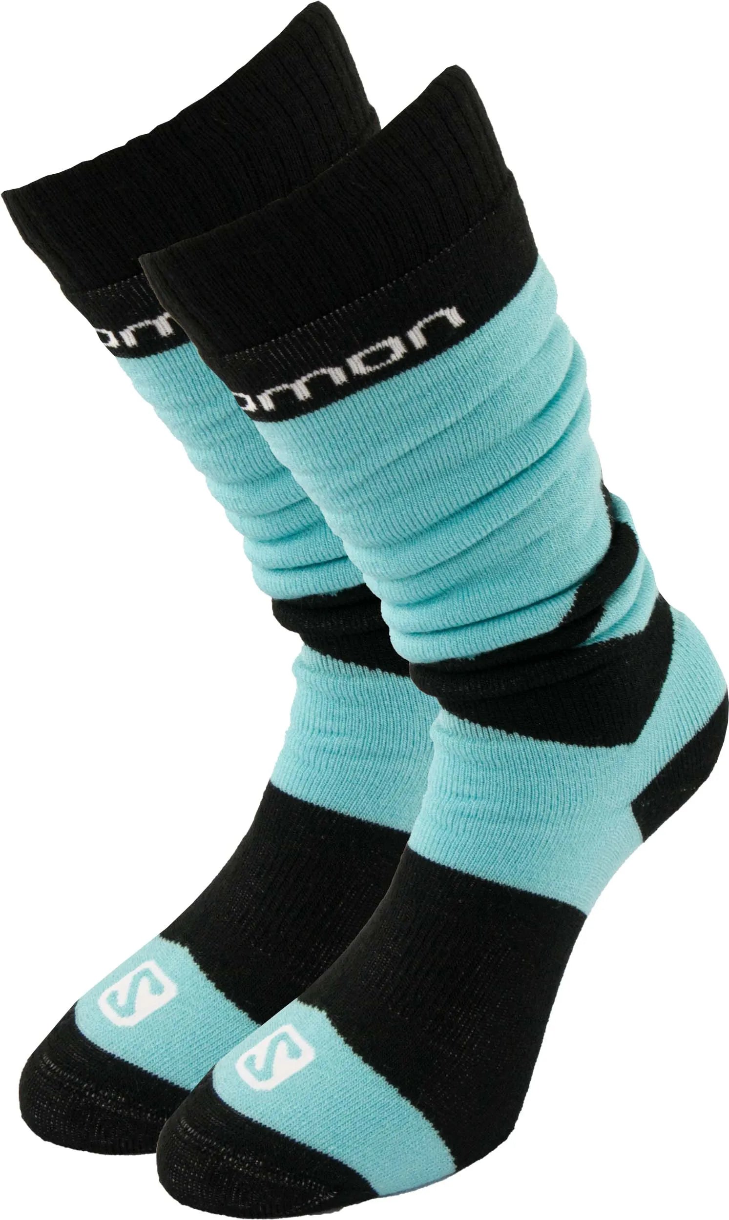Salomon jr team technische lange Socken 2er-Pack blau blau 31-34