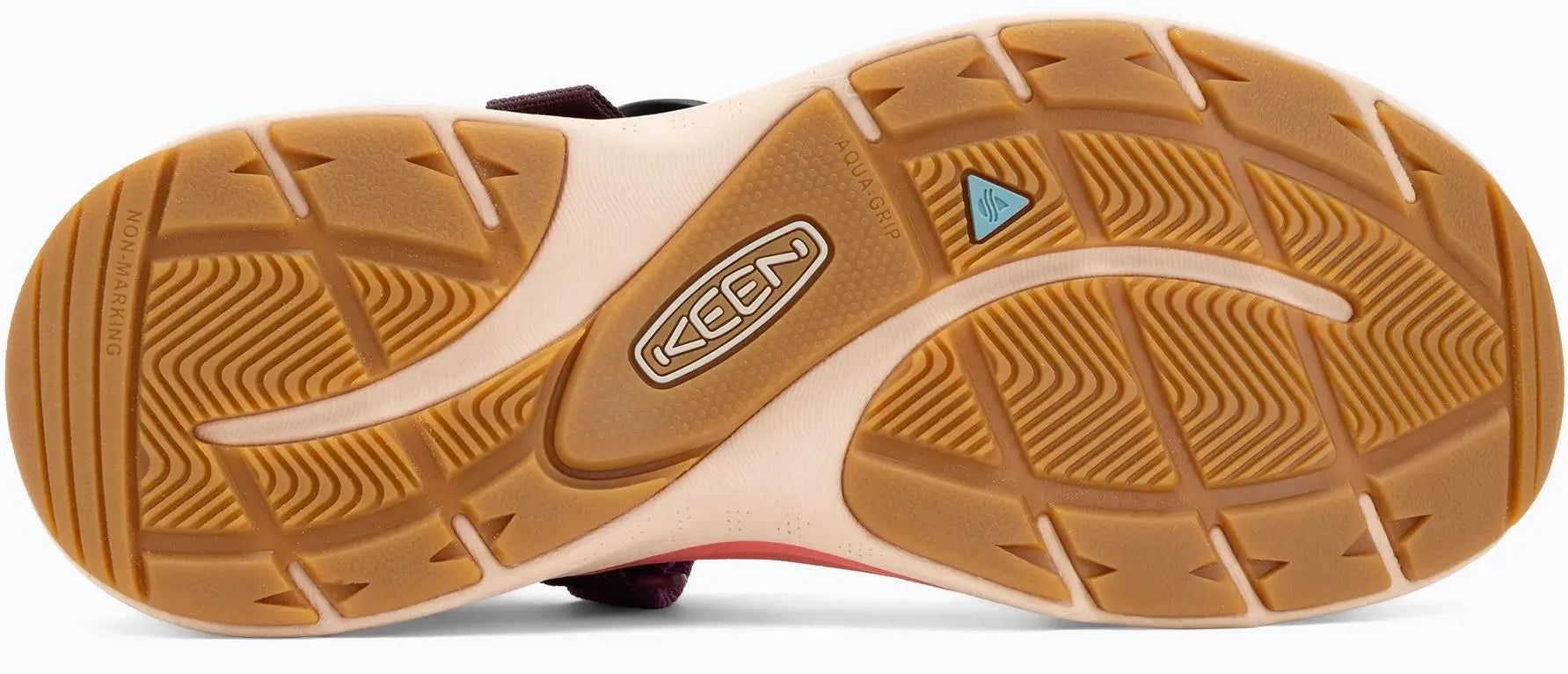 Dames Sandalen Keen WMNS Leiki ot Sandal Plum Perfect/Dubarry Pink 39