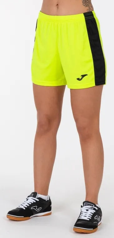 Damer som kör shorts Joma Maxi Fluor Yellow - Hatande och ljus