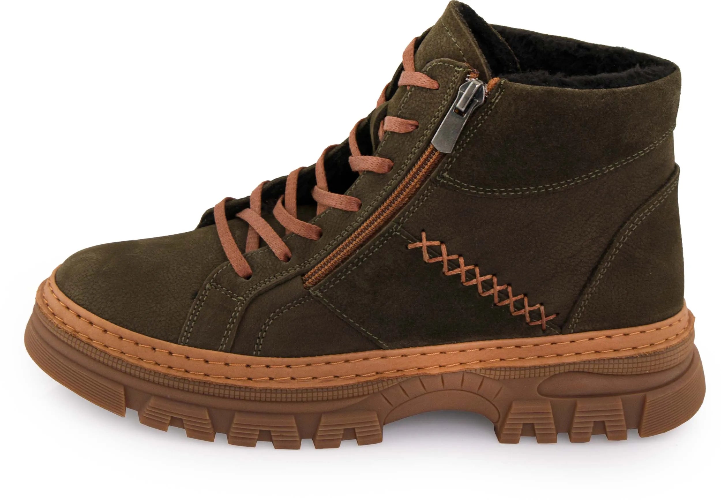 Stivali invernali Ladies Kaki 38 - impermeabile e caldo