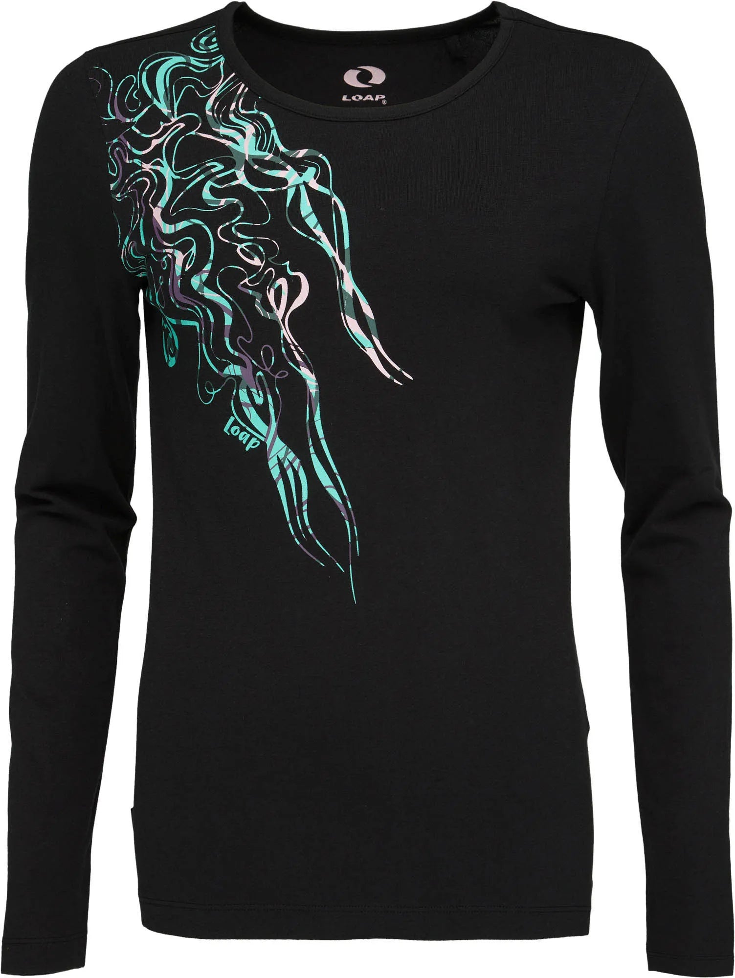 Na mBan t -shirt loap Abmora dubh m - cadás breathable