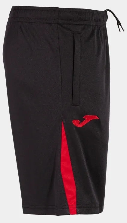 Joma Championship VII rövidnadrág fekete-vörös, S