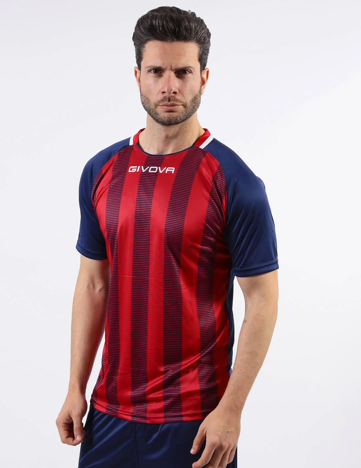 Sportovní tričko Givova Rugby Blue-Red L