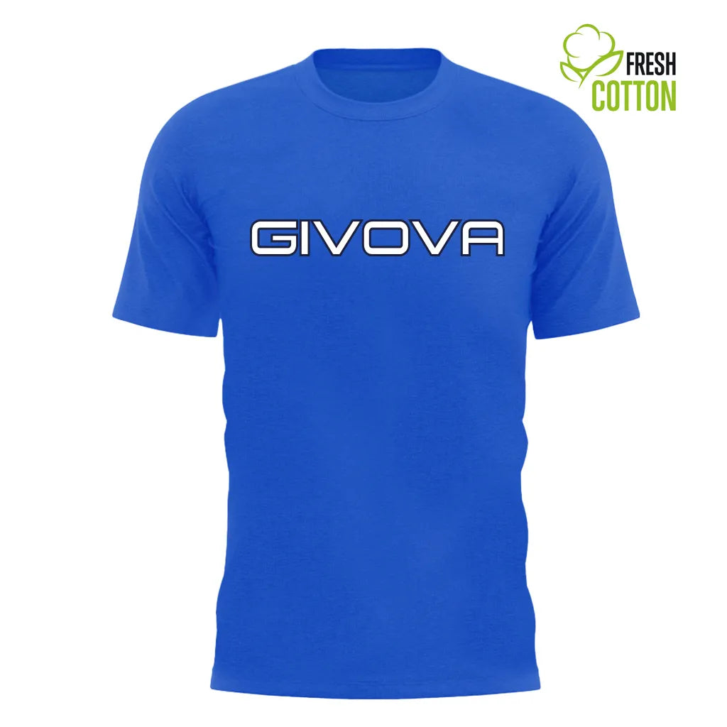 Bavlněné tričko Givova Spot Royal Blue 3xl