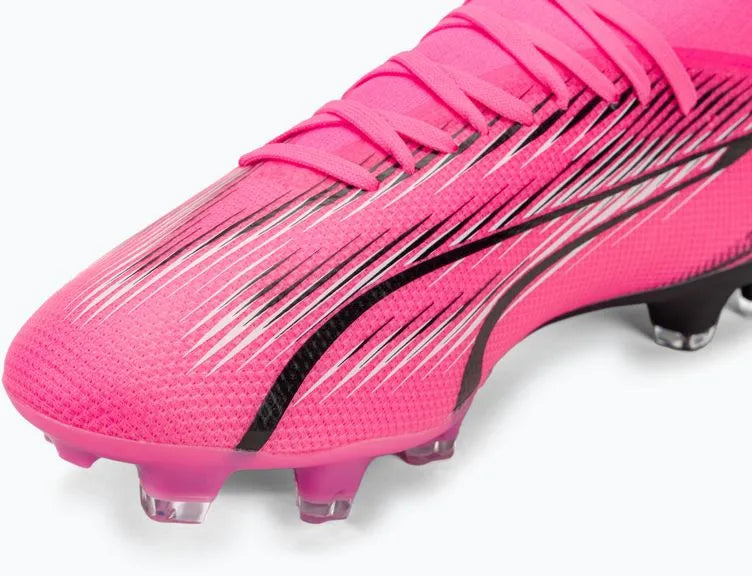 Buataisí Peile Puma Meaitseála Fir FG-AG Pink-Black-White Pink 44