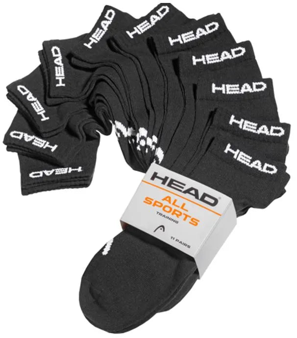 Head elements sneaker socks 11-pack black 43-46