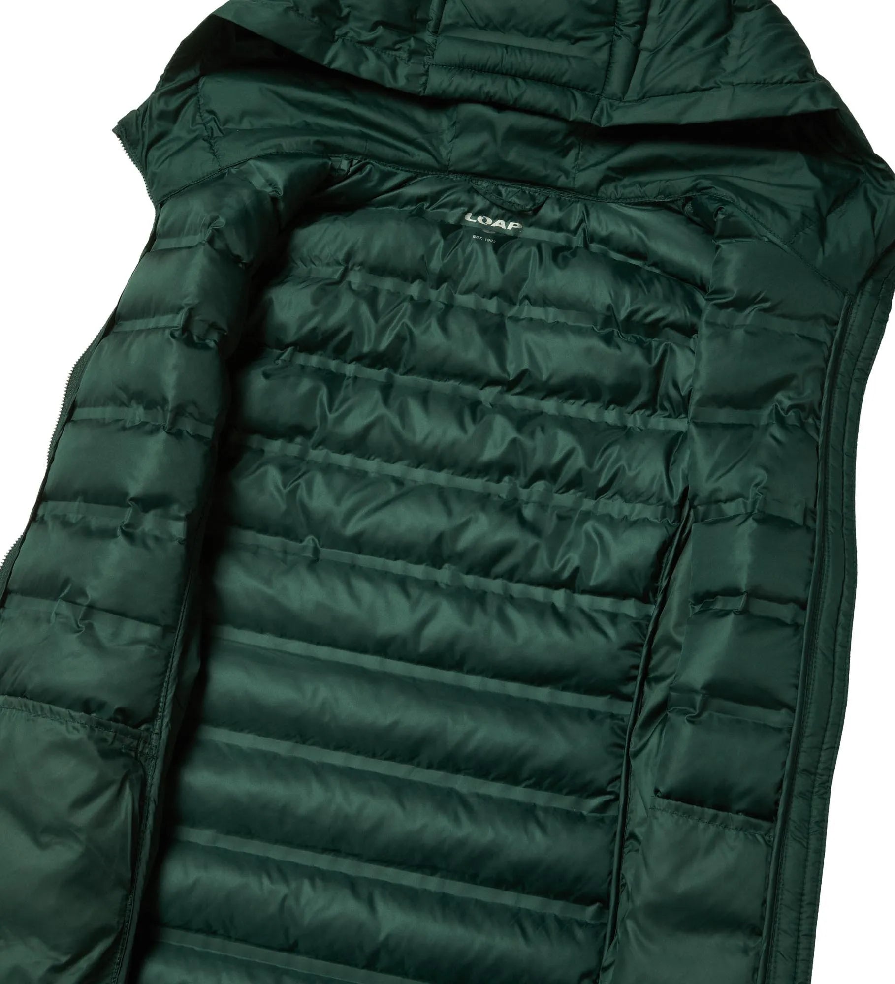 Chaleco femenino lopas itala verde oscuro, s