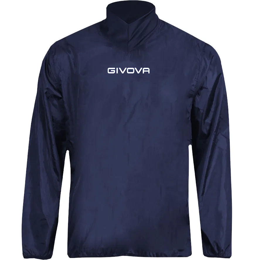 Men's waterproof jacket givova rain jacket navy blue l