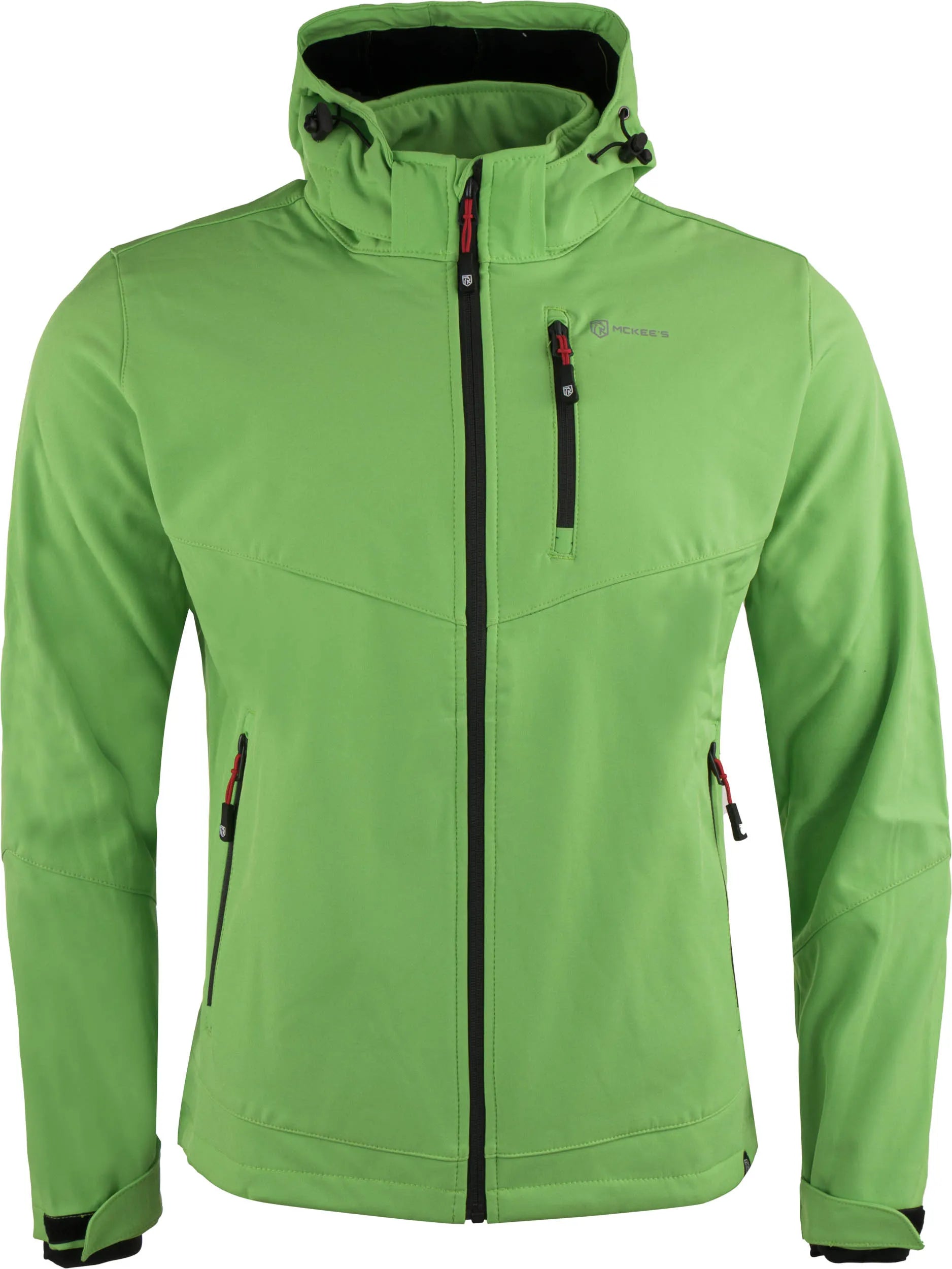 McKees Softshell Bunda Men - suchá kyslá zelená, l