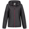 Women's Light Windbreaker Jack In Bag Black L-Xl