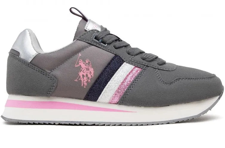 Grå U.S. Polo Assn. Damer sneakers størrelse 40
