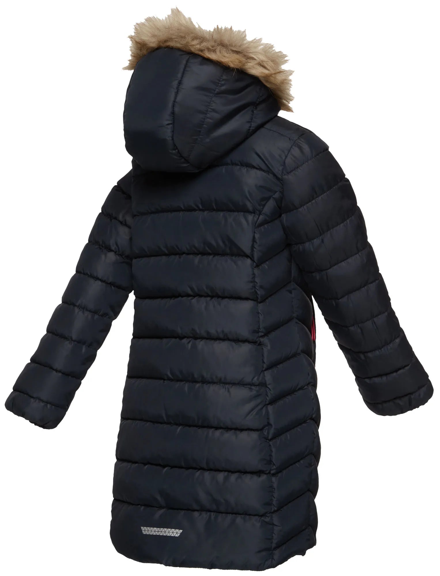 Girls' winter coat loap indala dark blue 112-116