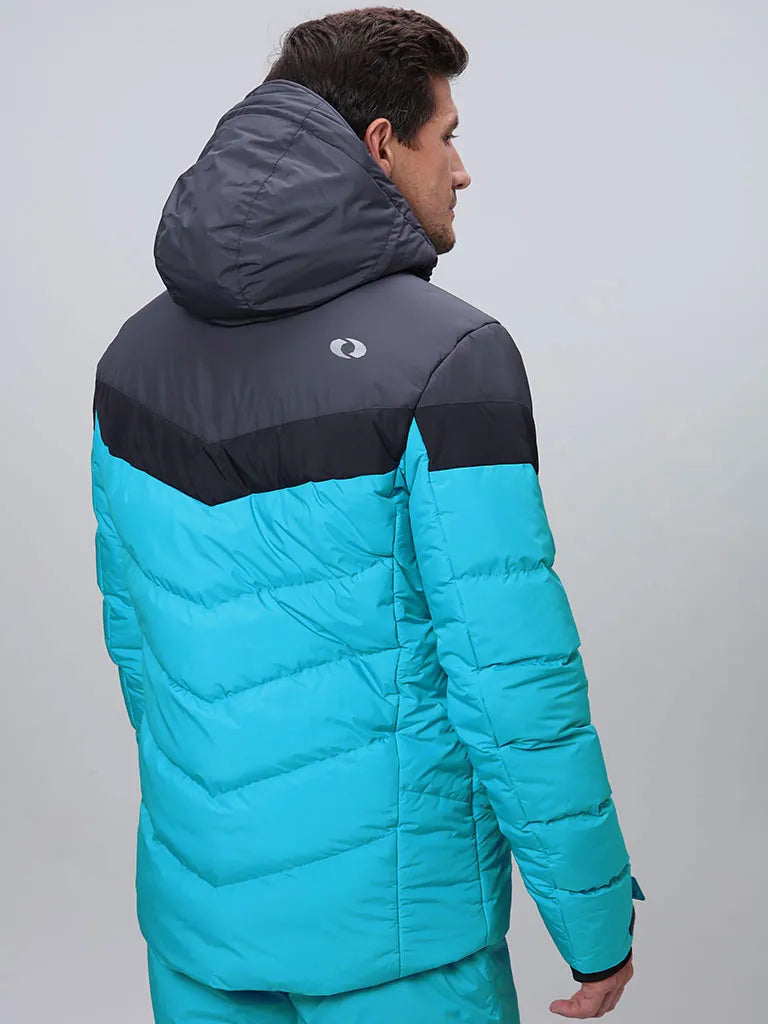 Ski impermeabile -jack uomini blu 3xl - caldo e traspirante