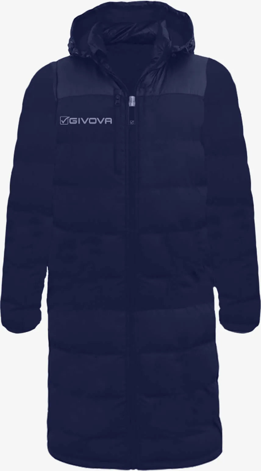 Unisex Wintermantel Givova Marine Blue 2xs