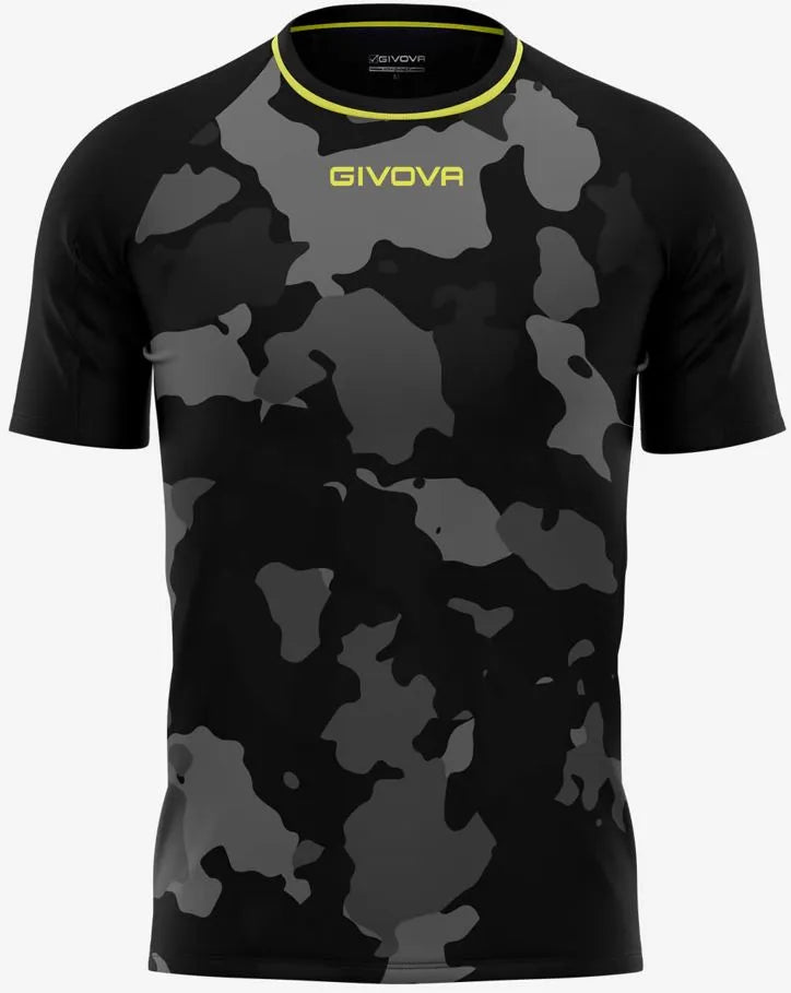 Pánské tričko Givova Army Black-Grey M