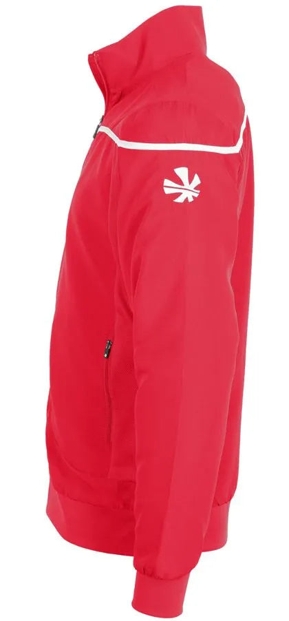 Herren Reece Varsity Jacke rot -Weiß L - Sporty & Trendy