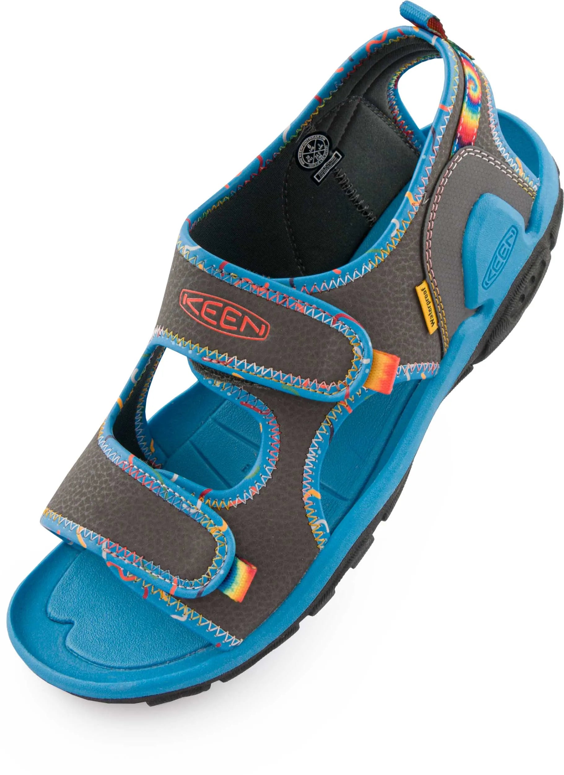 Keen jr knotch creek ot magnet-tie dye kids' shoes blue 35