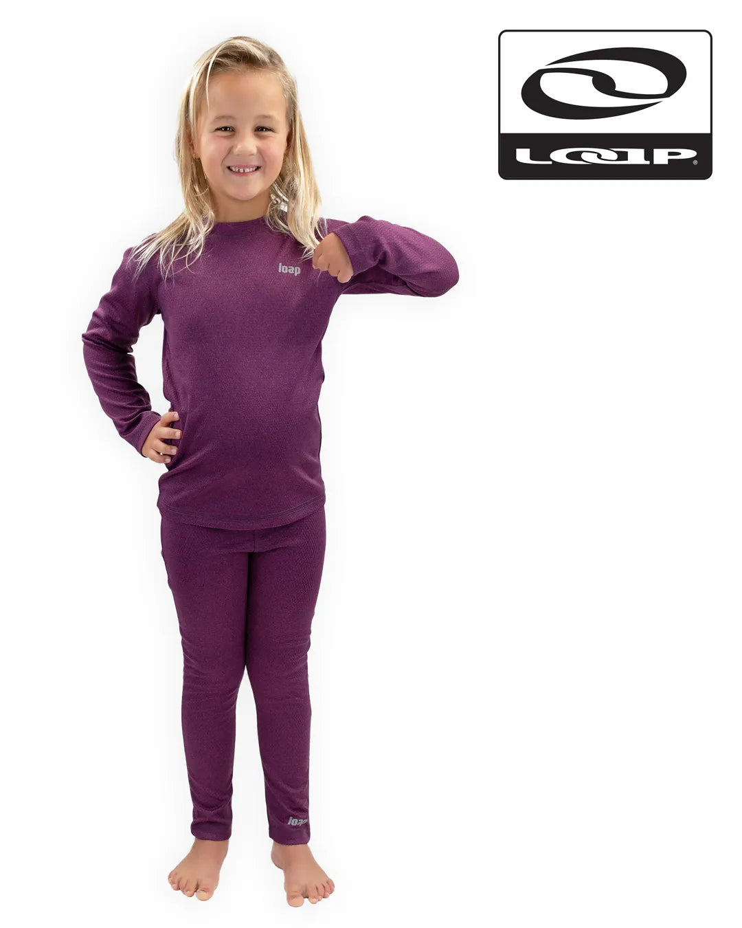Children's thermal pants loap pimia pink 152