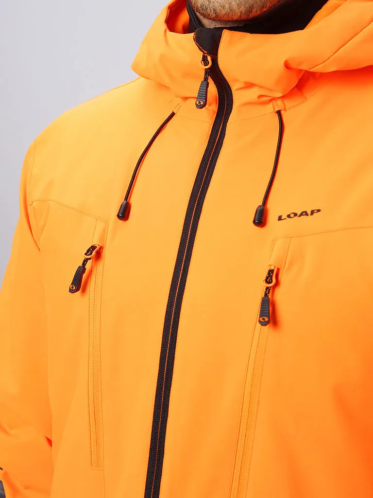 Men's ski jacket loap lawnor orange orange 3xl