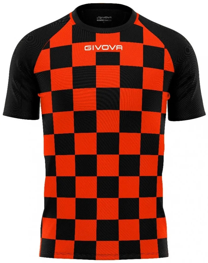 Sports jersey givova dama orange-black red xl
