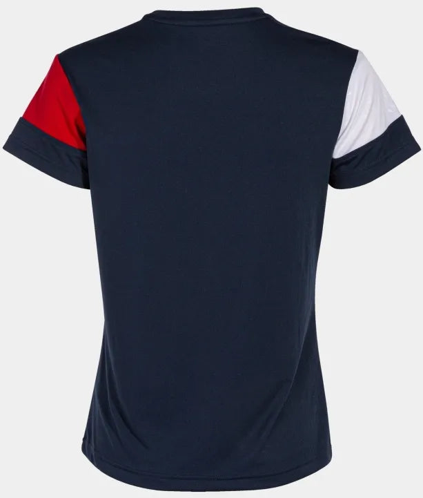 T-shirt féminin Joma Camiseta Manga Navy-Red, XS
