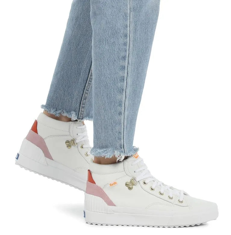 Buty damskie Keds WMS Demi Mid Trx skórzany biały 40,5