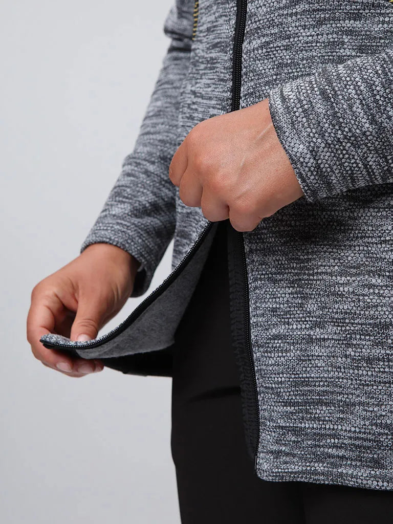 Dámský sportovní svetr Loap Galima Grey XL - teplé a prodyšné