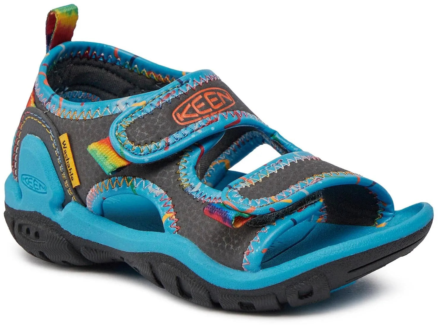 Keen jr knotch creek ot magnet-tie dye kids' shoes blue 36