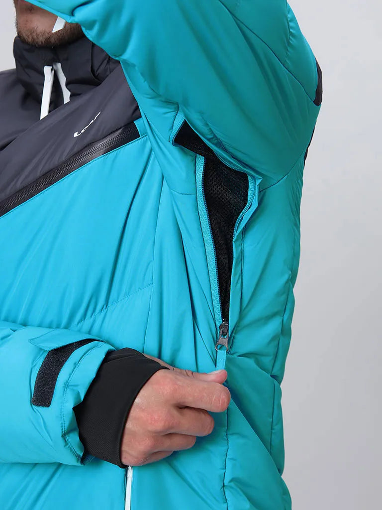 Uomini impermeabili Ski -jack blu 2xl - caldo e traspirante