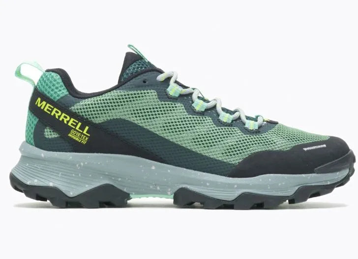 Bróga Allamuigh na mBan Merrell Speed ​​Stailc GTX Jade 40.5
