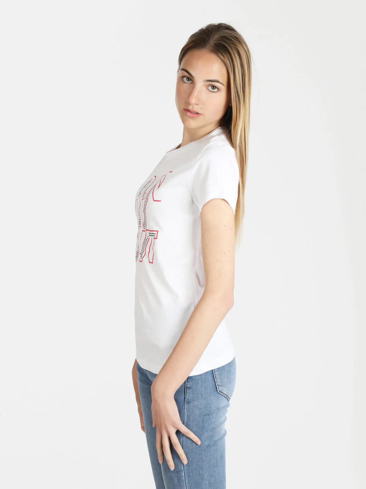 Camiseta de damas Athl. DPT Vera White 2xl - Algodón transpirable