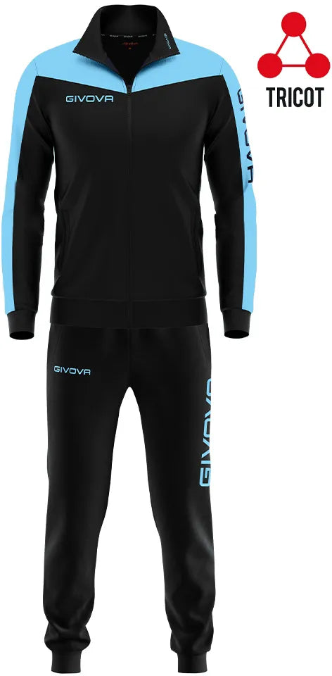Sports Set Givova Roma Black-Sky M