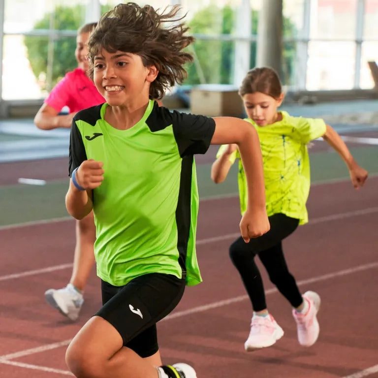 Joma Record II Męskie T -Shirt Fluor Green XL - Sportowy i oddychający