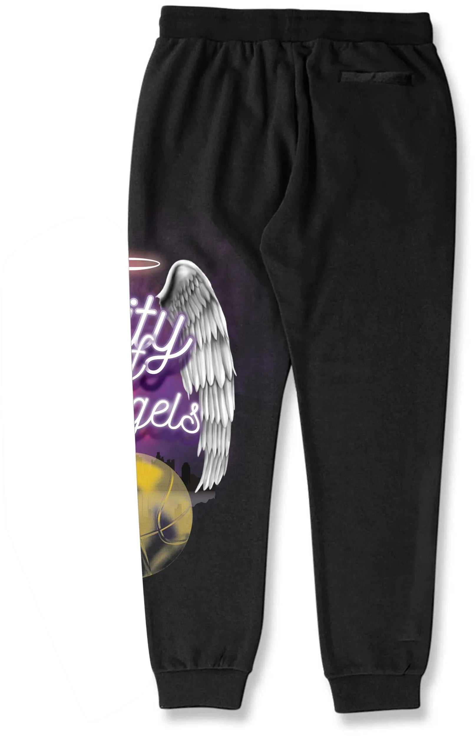 Pantalones de chándal Crooks & Castles Coa BR Deathrow Pantalones de vellón Negro, S