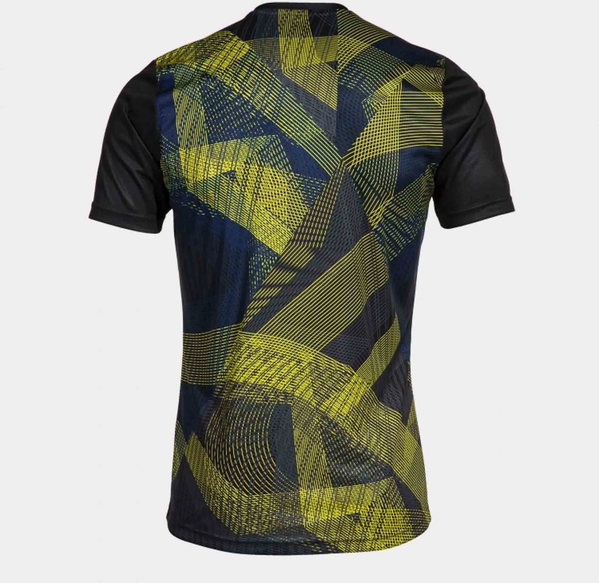 Joma team sleeve t-shirt black-yellow s
